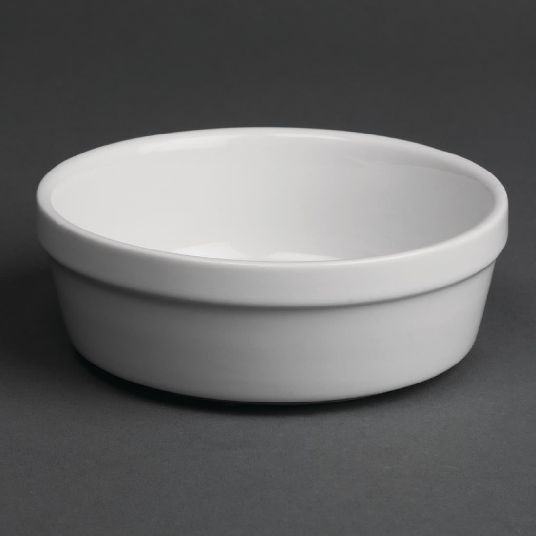 Olympia Whiteware Round Pie Bowl - 41x119x119mm 1.6x4.6x4.6" (Box 6)