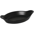 Olympia Tapas Oval Eared Dish Matt Black 37x204x118mm 1.5x8x4.5" (Box 6)