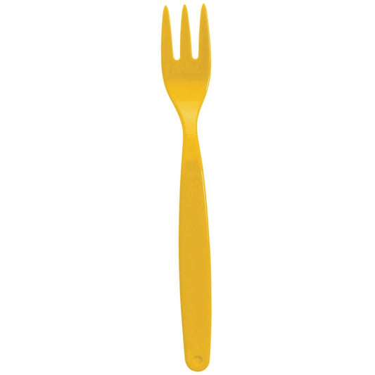 Olympia Kristallon Polycarbonate Fork Yellow - 170mm (Pack 12)