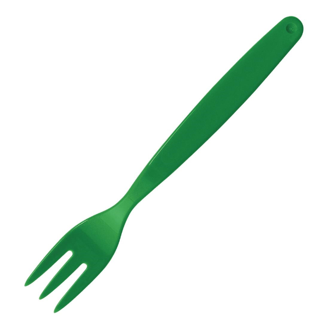 Olympia Kristallon Polycarbonate Fork Green - 170mm (Pack 12)