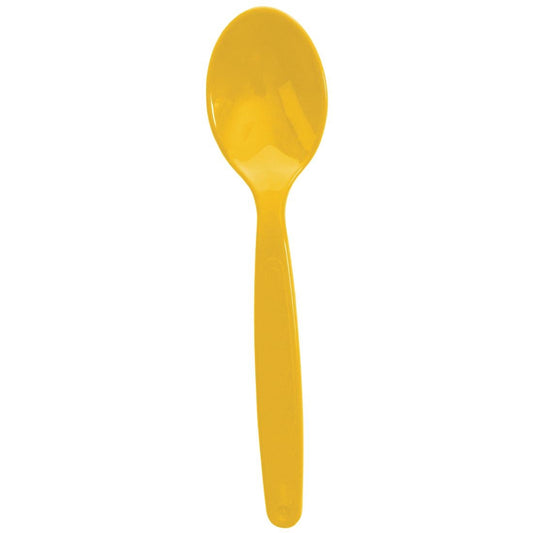 Olympia Kristallon Polycarbonate Spoon Yellow - 170mm (Pack 12)