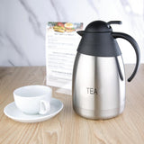 Olympia Vacuum Jug St/St Domed Lid - 1.5Ltr 'TEA'