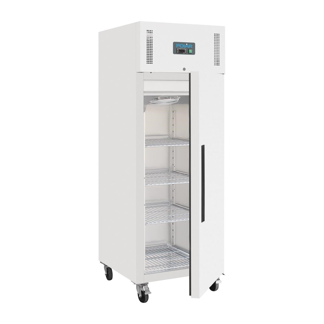 Polar Gastro Refrigerated Single Door Upright White Exterior - 600Ltr 21cuft