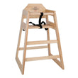 Bolero Wooden Highchair Natural Finish