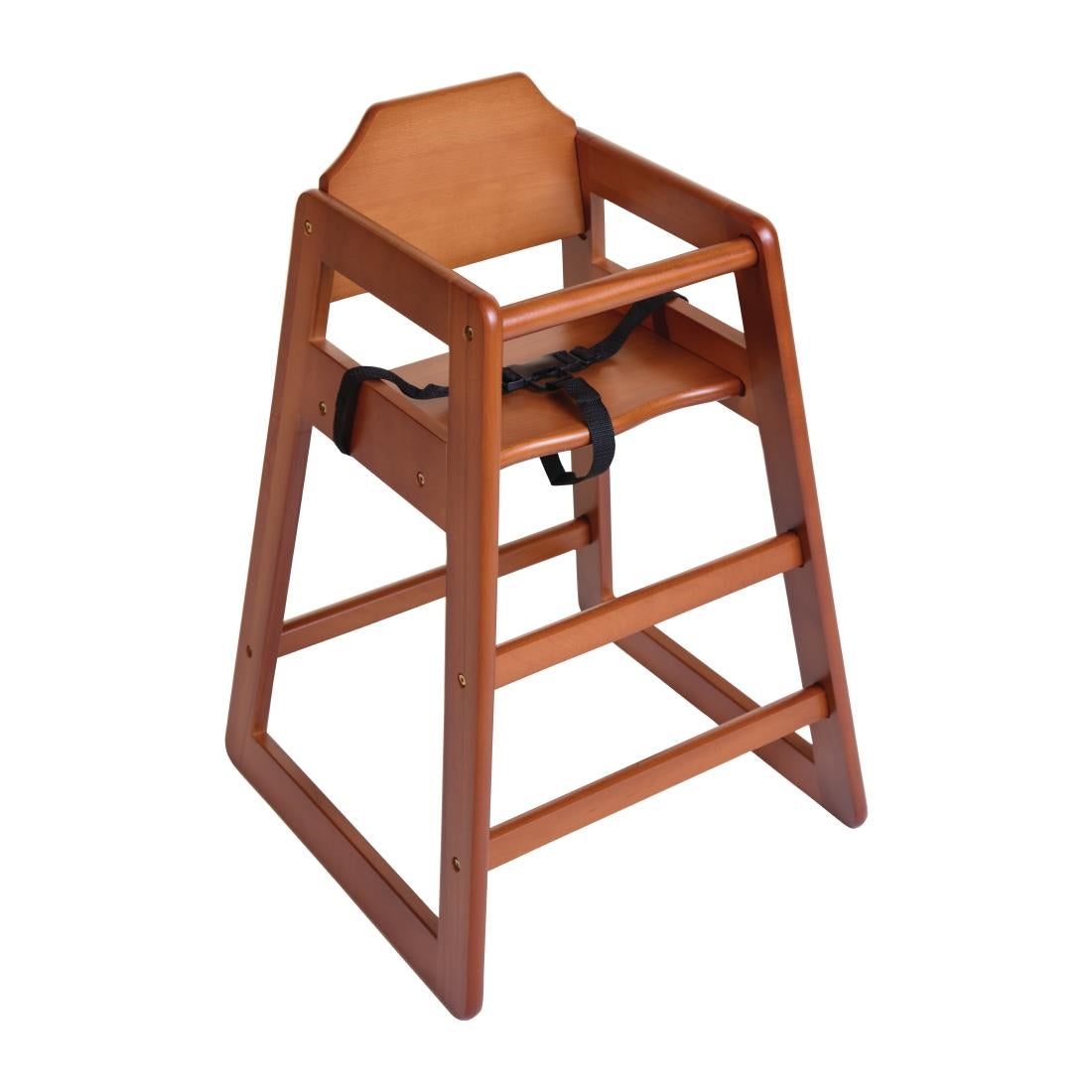 Bolero Wooden Highchair Dark Wood