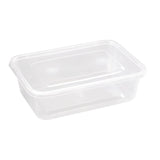 Fiesta Recyclable Microwave Plastic Container - 650ml with Lids (Box 250)