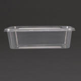 Fiesta Recyclable Microwave Plastic Container - 650ml with Lids (Box 250)