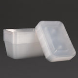 Fiesta Recyclable Microwave Plastic Container - 1000ml with Lids (Box 250)