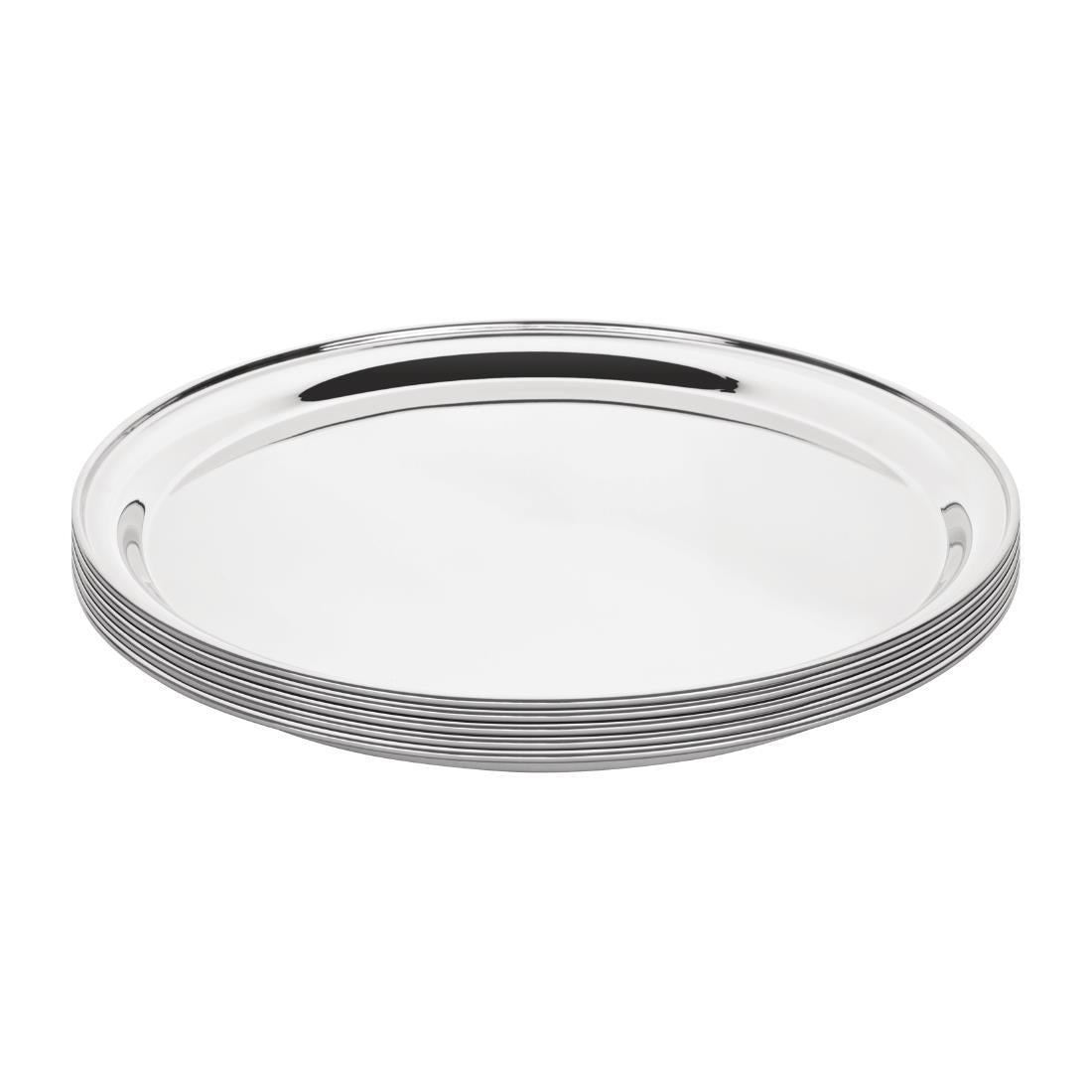 Circular Serving Tray St/St - 14"