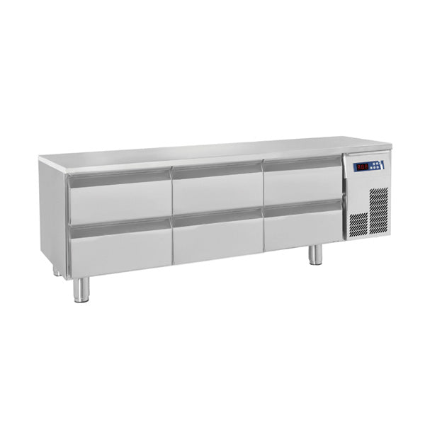 SNR 403-C6 Refrigerated Base with 6 Drawers
