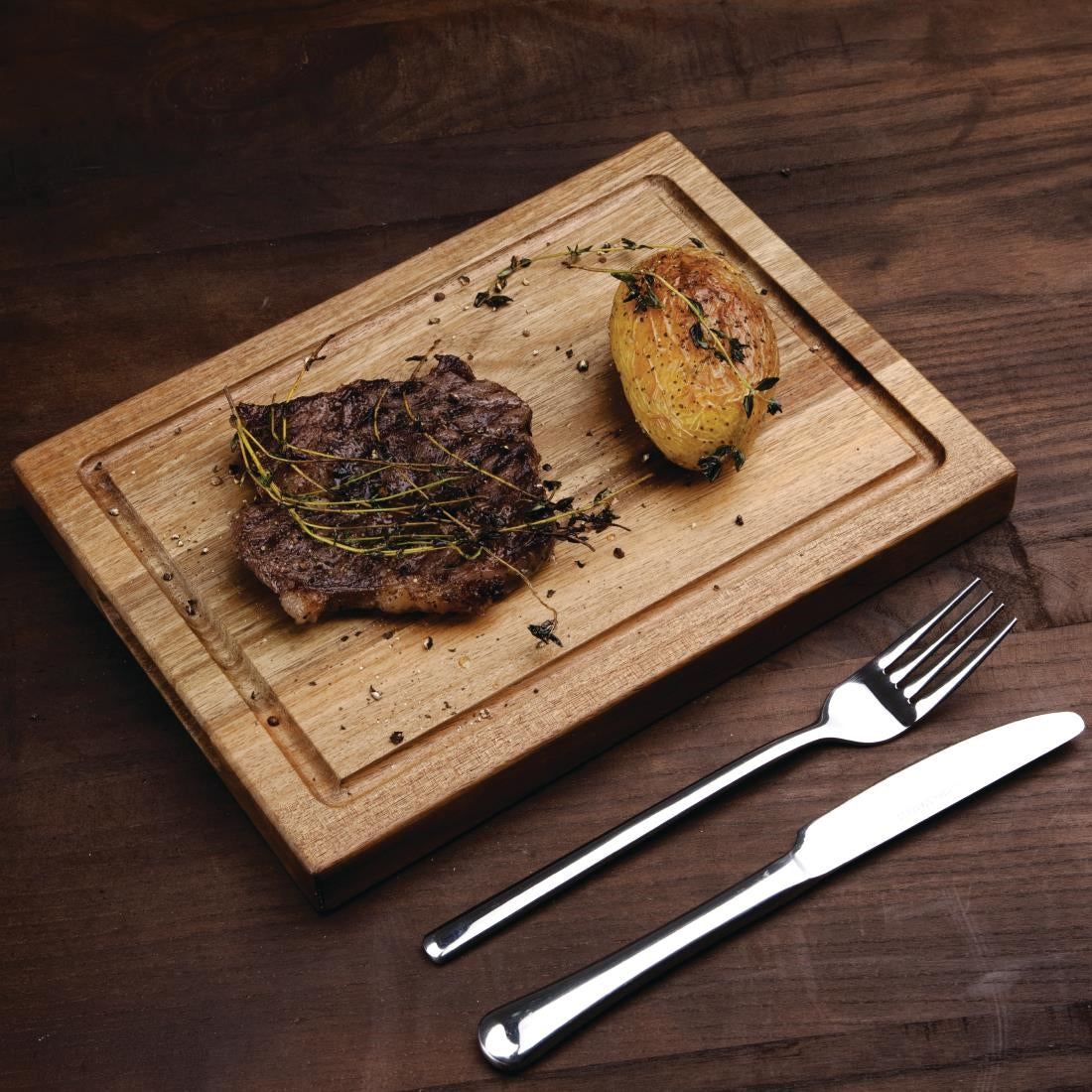 Steak Board Acacia Small - 260x190mm 10.2x7.5"