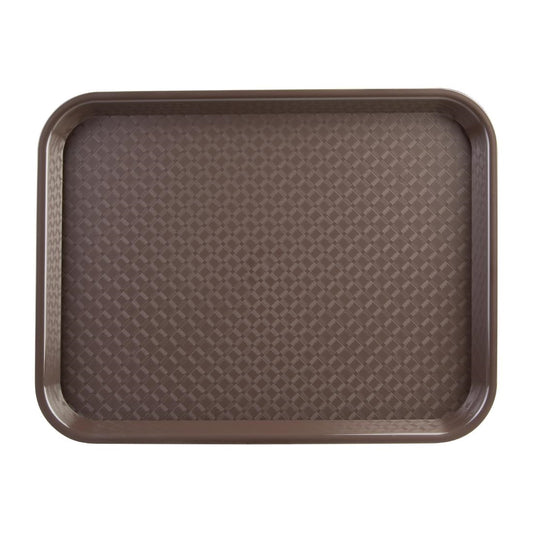 Olympia Kristallon Foodservice Tray Dark Brown - 265x345mm