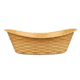 Olympia Kristallon Oval Polypropylene Basket - 260x215mm 10 1/4x8 1/4"