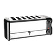 Rowlett Esprit 6 Slot Toaster Jet Black with Elements & Sandwich Cage