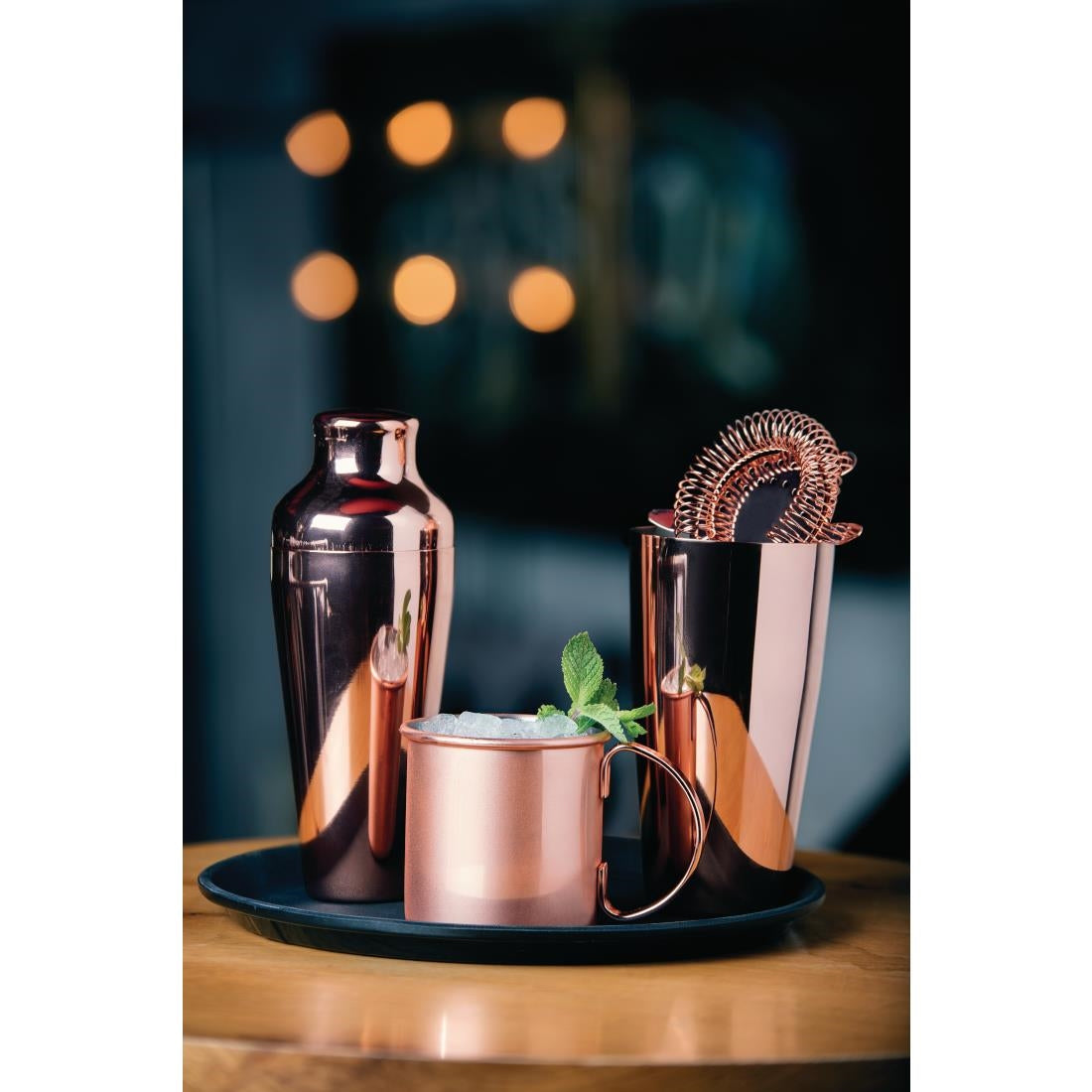 Olympia Copper Barware 4-Pronged Strainer