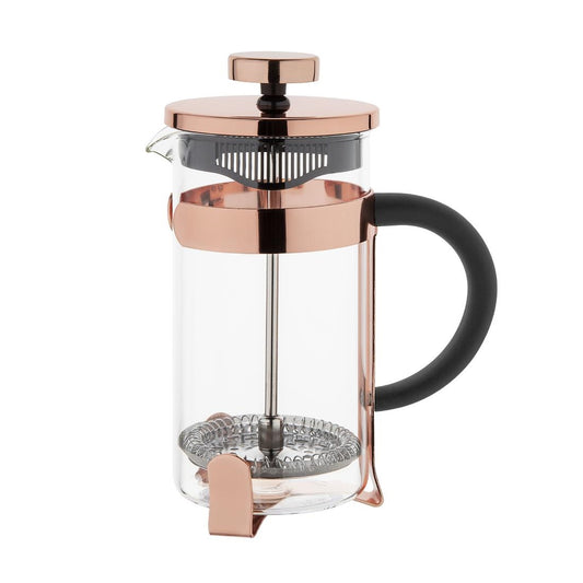 Olympia Copper Contemporary Cafetiere St/St - 3 cup 350ml