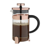 Olympia Copper Contemporary Cafetiere St/St - 3 cup 350ml