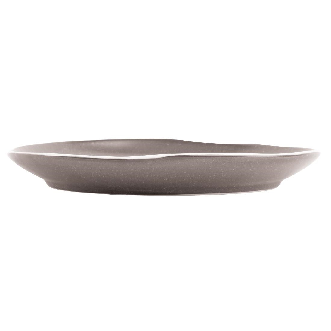 Olympia Chia Charcoal Plate 205mm 8" (Box 6)