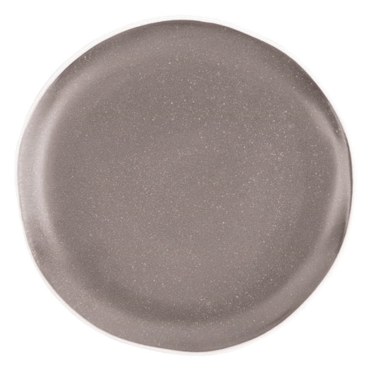 Olympia Chia Charcoal Plate 205mm 8" (Box 6)