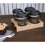 Fiesta Compostable Hot Cup Single Wall 'Kind' 8oz (Sleeve 50)