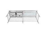 DSBD7-2400L/A Left Inlet Double Sink Dishwasher Bench