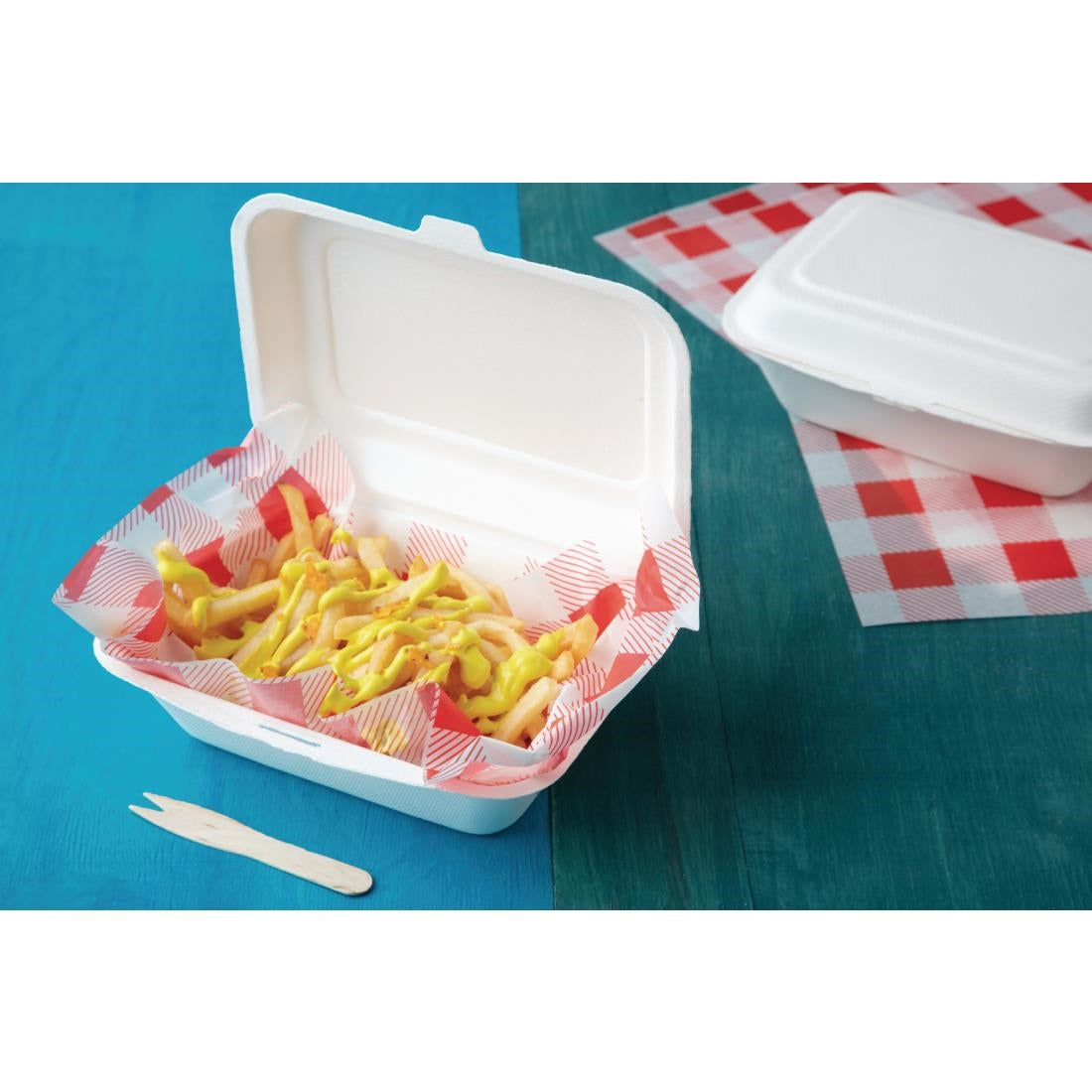 Fiesta Compostable Wooden Chip Fork (Pack 1000)