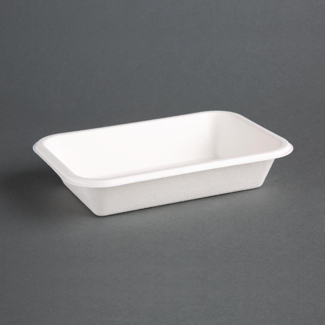 Fiesta Compostable Bagasse Tray - 16oz 8.5 x 5.5 (Pack 50)