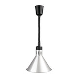 Apuro Retractable Conical Heat Shades - Silver Finish