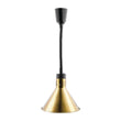 Apuro Retractable Conical Heat Shades - Gold Finish