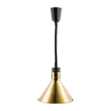 Apuro Retractable Conical Heat Shades - Gold Finish