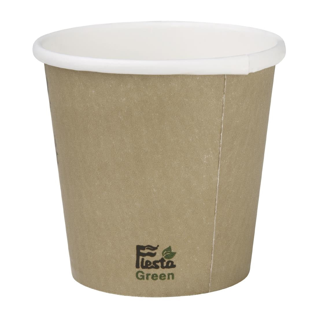 Fiesta Compostable Hot Cup Single Wall 'Kind' 4oz (Sleeve 50)