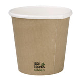 Fiesta Compostable Hot Cup Single Wall 'Kind' 4oz (Sleeve 50)