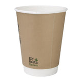 Fiesta Compostable Hot Cup Double Wall 'Kind' 12oz (Sleeve 25)