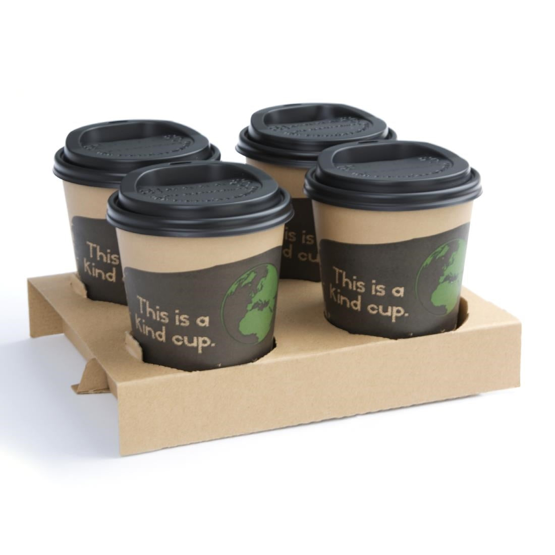 Fiesta Compostable Hot Cup Double Wall 'Kind' 12oz (Box 500)