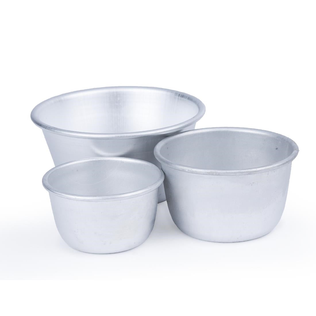 Vogue Mini Pudding Basin Aluminium - 85x50mm 227ml