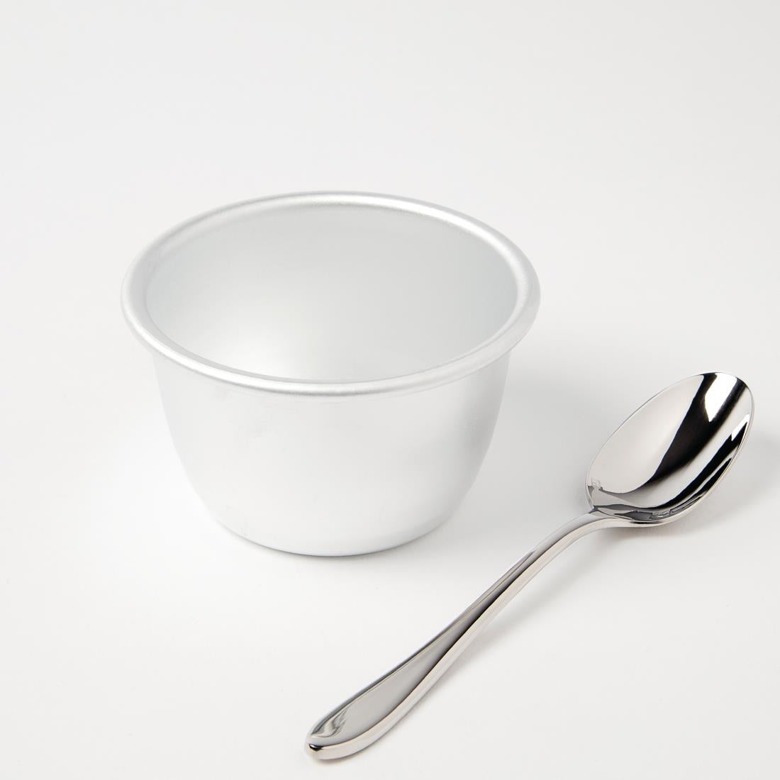 Vogue Mini Pudding Basin Aluminium - 85x50mm 227ml