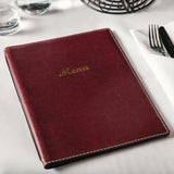 Menu Cover Leatherette Burgundy A4 (4 sides)