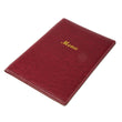 Menu Cover Leatherette Burgundy A4 (4 sides)