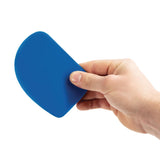 Vogue Plastic Dough Scraper - 114x76mm 4 1/2x3"