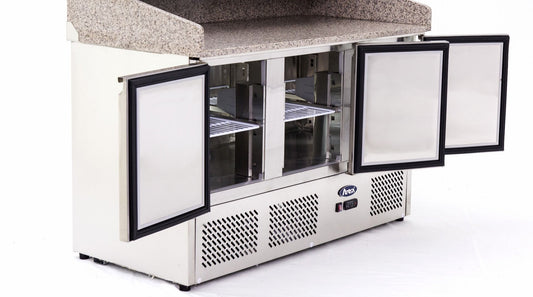 3 Doors Pizza Table Fridge 1365mm ESL3852