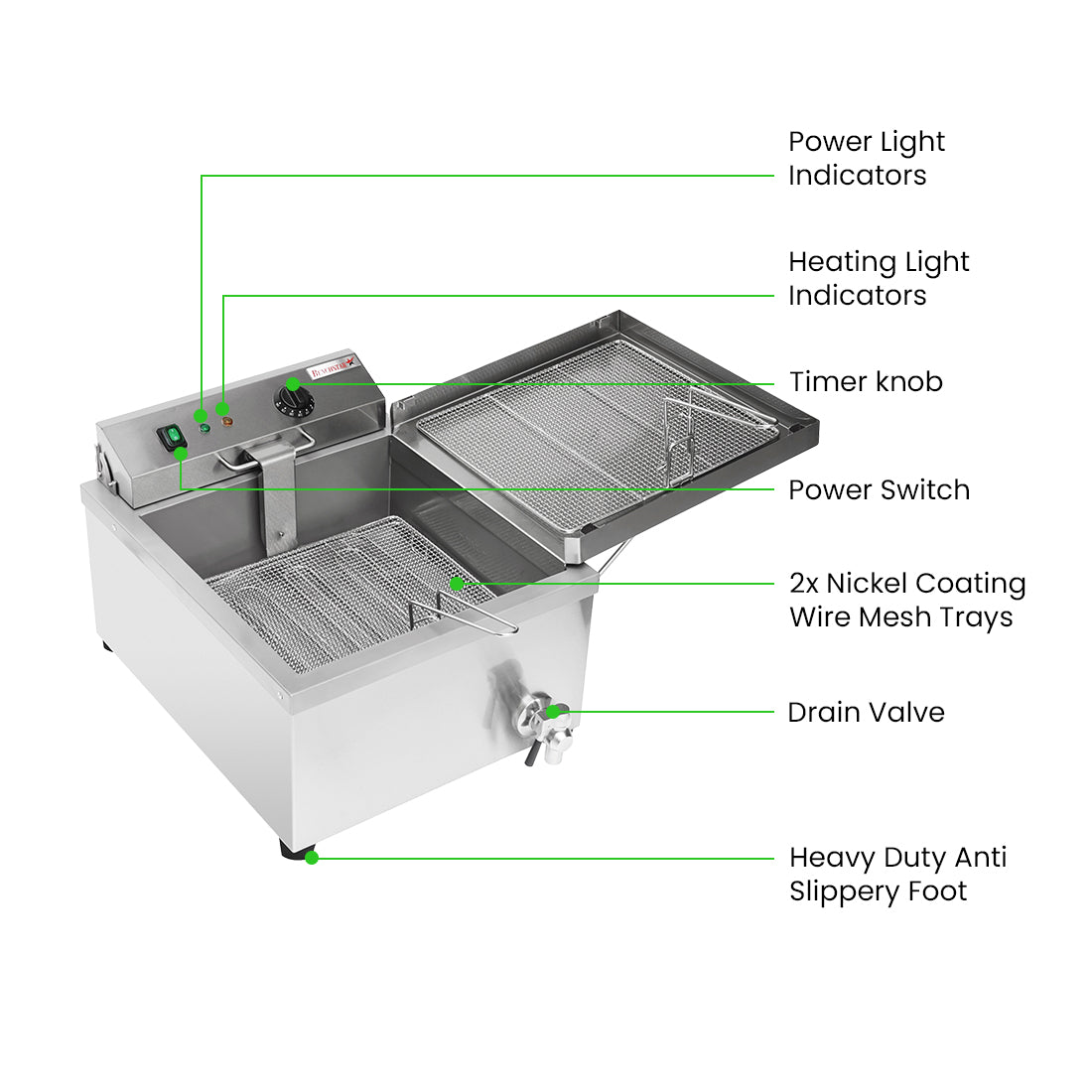 Benchtop Electric Doughnut Fryer - EF-TE