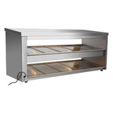 BENCHSTAR 1800mm 2 Shelves Hot Food Display Warmer — EHW-180