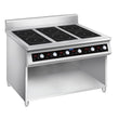 Ex-Showroom: Electmax 700 Series Induction 6-Burner Cooker with Splashback - EIC7-1200P-VIC1020
