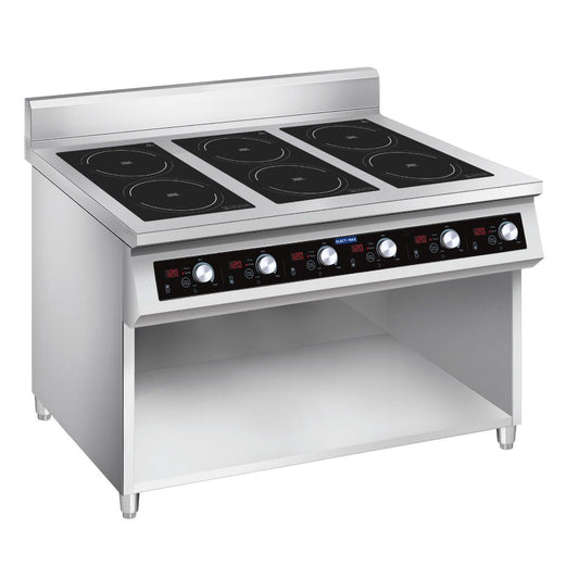 Ex-Showroom: Electmax 700 Series Induction 6-Burner Cooker with Splashback - EIC7-1200P-VIC1020