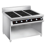 Ex-Showroom: Electmax 700 Series Induction 6-Burner Cooker with Splashback - EIC7-1200P-VIC1020