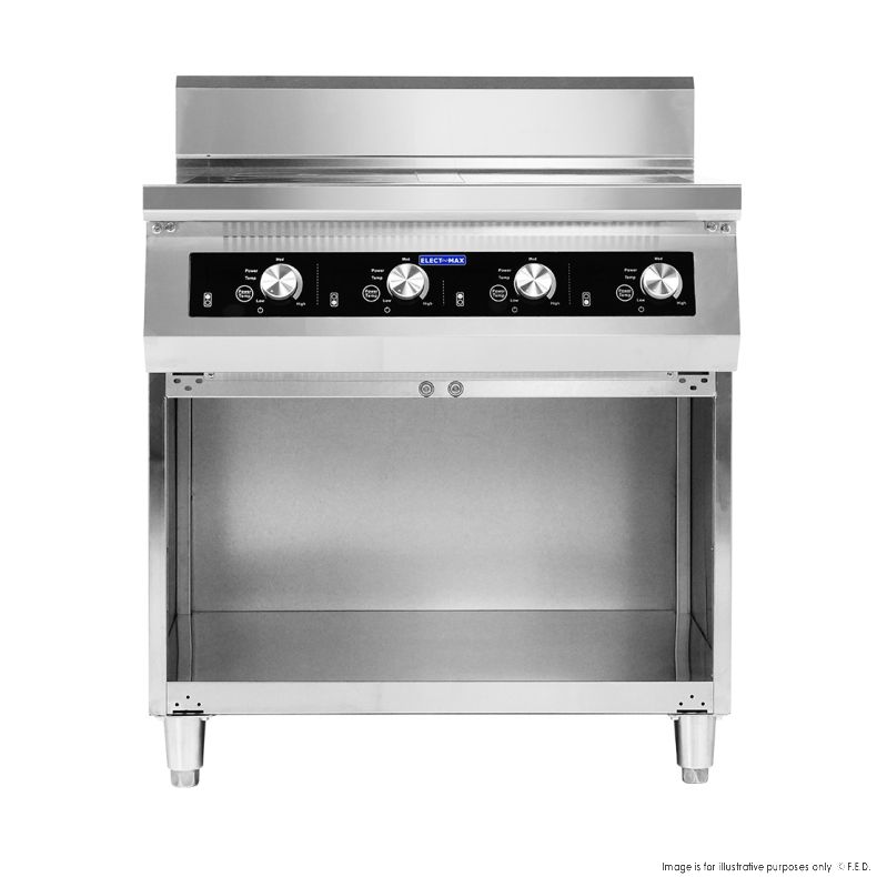ElectMax 900 Series Induction 4 Burner Cooker with Splashback EIC9-800P