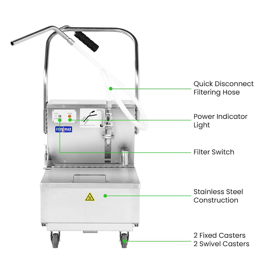 FryMax 42L Electric Oil Filter Machine EOF-42