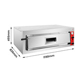 BakerMax Black Panther Electric Pizza Deck Oven - EP-1-1-SDE