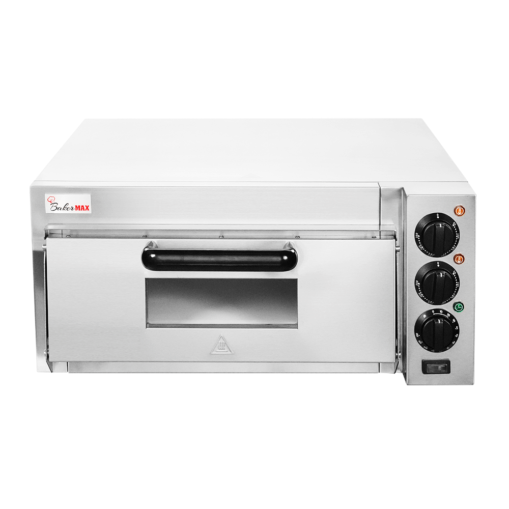 BakerMax Compact Countertop Single Deck Electric Pizza Oven - EP-1T