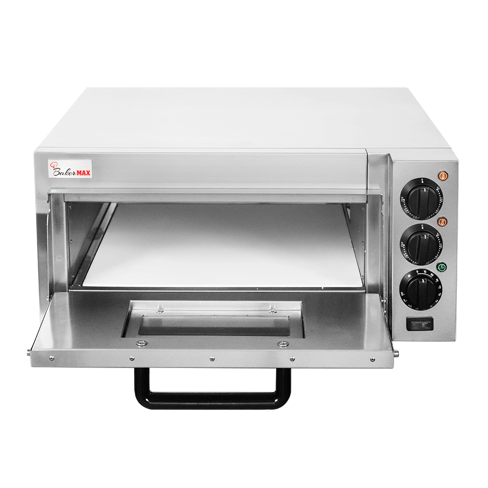 BakerMax Compact Countertop Single Deck Electric Pizza Oven - EP-1T